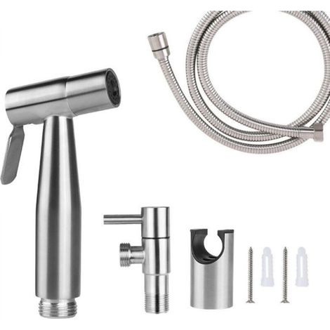 Ineasicer Stainless Steel Toilet Sprayer for Bidet and Toilet, Bidet Sprayer Kit, Faucet Sprayer, Toilet Sprayer Shattaf (1/5)