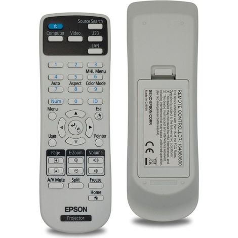Télécommande d'origine EPSON 1626366 pour projecteurs EPSON