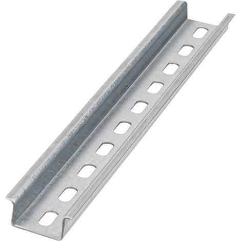 GP-O - GUIDA OMEGA FORATA ZINCATA 35X7,5X1,0 (10 pz.)
