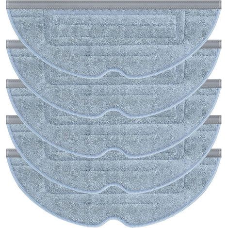 Pack of 5 Replacement Mop Pads for T7 T7plus S7 Vacuum Cleaners, Cleaning Cloths for Roborock S7 Vacuum Cleaner (1/5)