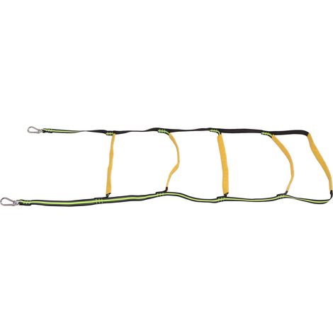 Échelle de corde portable à 5 marches, pliable, pour bateau pneumatique, maison, salon de beauté, piscine (1/5)