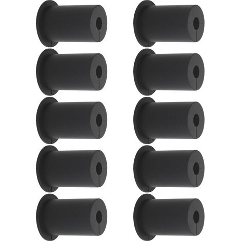 Lot de 10 kit de gestion de câbles en silicone pour Starlink, bagues de passage et passe-câbles muraux pour câble réseau noir (1/5)