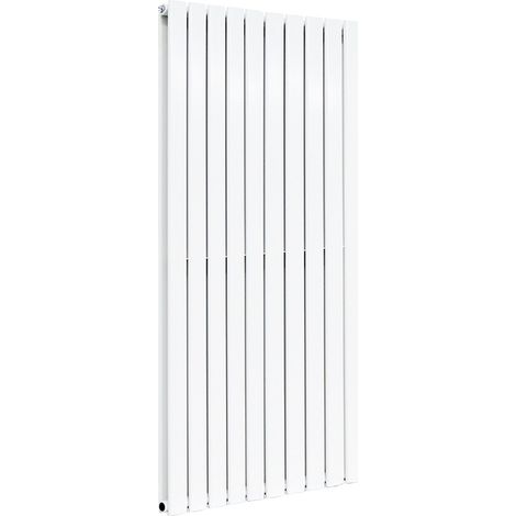 Warmehaus White Radiator Flat Panel Vertical Double 1600x680mm