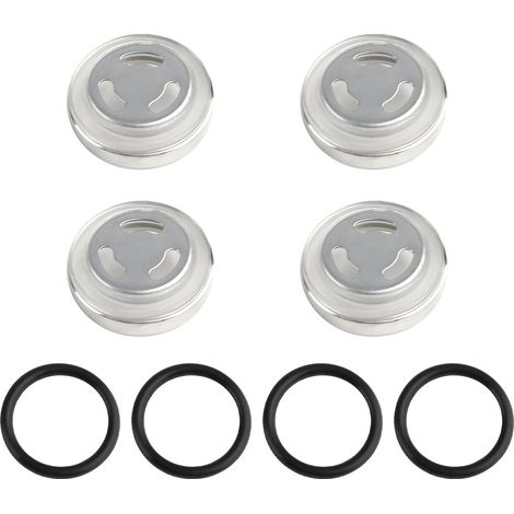 4 Stück 18-mm-Bremsscheiben, Sichtspiegeldichtung für Bremszylinder, Brems- und Kupplungszylinder-Ausgleichsbehälter für Motorräder, universeller Ersatz für Vorder- und Hinterachse (1/5)
