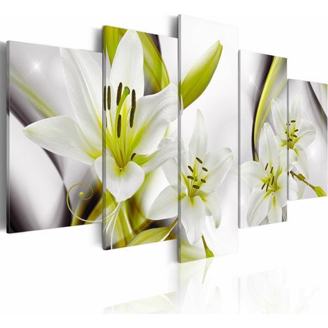 Tableau fleur royale - 200 x 100 cm (1/4)