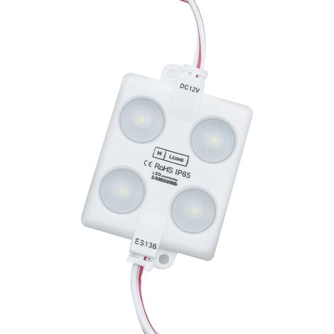 Guirlande de 20 Modules de 4 LED SMD Samsung 12V DC 2W 6000K - Ledme - LM7169 (1/3)