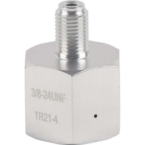 Adaptateur CO2 pour fût de bière brassé à domicile, Mini régulateur d'eau gazeuse 3/8-24UNF à 6ACME-6G
