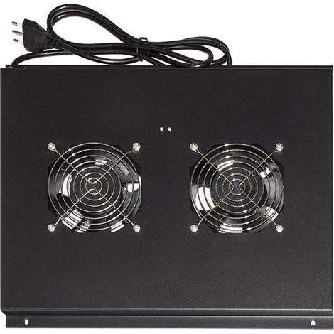 Link Modulo 4 Ventole A Soffitto Colore Nero Per Armadi 22/42u Profondi 1000 Link (1/2)