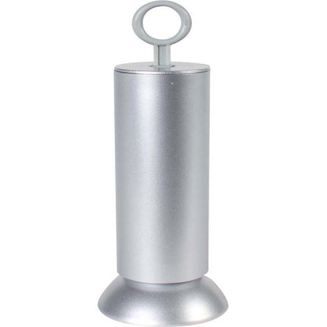 Piede arredamento d. 35 h.90 alluminio