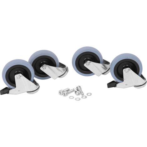 Lot De 4 Roues Pour Soubassement - Casselin