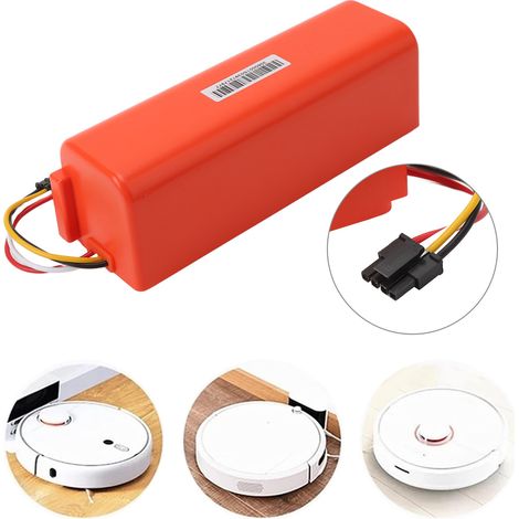 Batería compatible Xiaomi para aspiradoras robot de 5200 mAh con fibra de litio - Para Mi 1, 1S, S55, S60, S65, S50, S51, S5, S6 - Carga rápida y protección (1 unidad) (1/5)