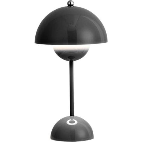 Lampe de table nordique danoise en forme de bouton de fleur, décoration pour chambre nuptiale, chambre à coucher, bureau, lampe de chevet (rechargeable)