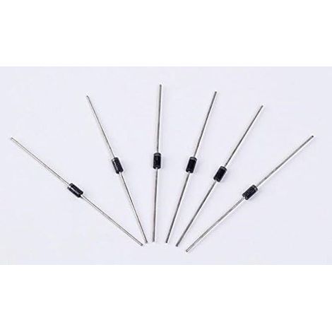 Gleichrichterdioden 1N4001 Kunststoffgeformte Gleichrichterdioden 50 V 1 A Hocheffiziente Gleichrichterdioden 30 Stück/Packung