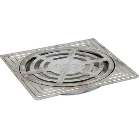 Grille en aluminium pour chambre de visite et skimmer de piscine - LINE ECO - 25 x 25 cm