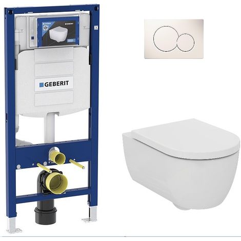 Pack Bati support Geberit et WC suspendu à fond creux Ideal Standard Blend Curve AquaBlade (1/5)
