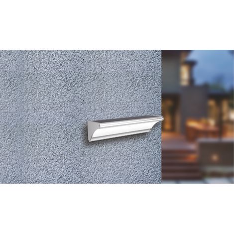 Voltman – Applique solaire avec détecteur de mouvement IP65 – 1100lm – 8.1W – Aluminium – Température de couleur 4000K – Classe énergétique A++ (1/5)