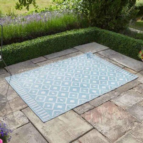 Portable Outdoor Rug 120 x 180cm Portable Polypropylene Picnic Beach Mat Water Resistant Indoor Outdoor Garden Patio Plastic Rug