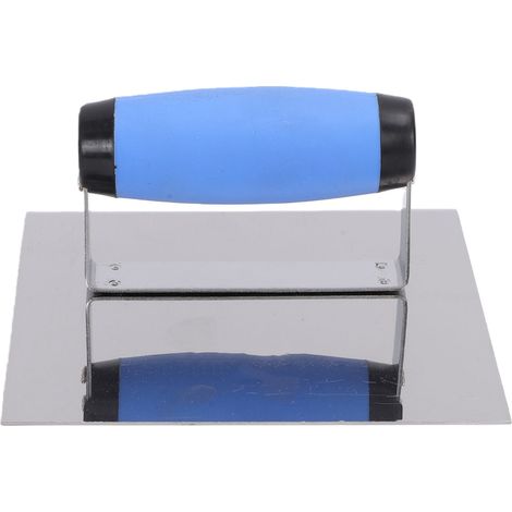 Coupe-bordure en béton R13.5 150x152mm, outil de bordure en acier inoxydable, ciment avec poignée souple pour la finition (1/5)