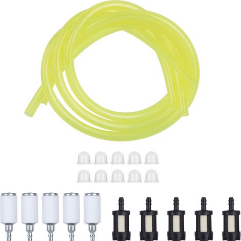 Kit de remplacement de tuyau de filtre à carburant d'ampoule d'amorçage 12538108660 pour tronçonneuse Poulan
