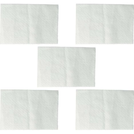 vhbw 5x filtro compatibile con Nilfisk UZ 934 aspirapolvere - Filtro in spugna bianco