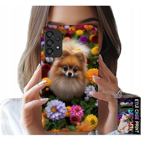 Hülle für Samsung Galaxy A53 5G – süßes Hunde- und Pomeranian-Motiv + Glas (1/5)