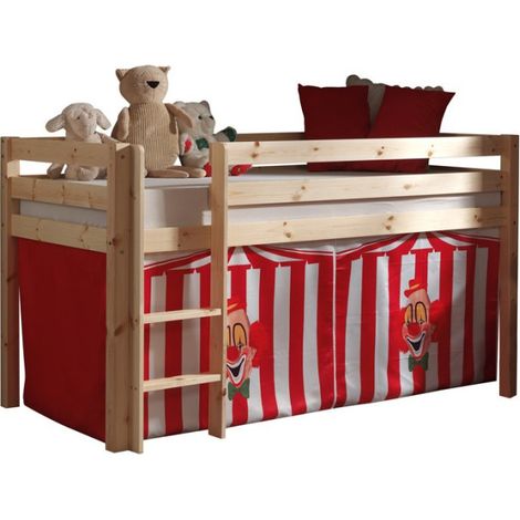 Lit Enfant "Pino Cirque" 90x200cm Naturel (1/2)