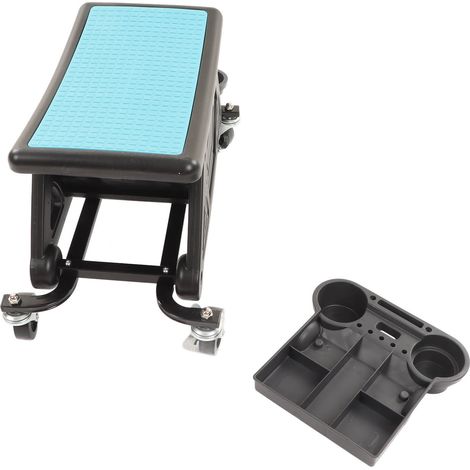 Tabouret roulant mobile de mécanicien automobile pour le nettoyage et le polissage de voitures à faire soi-même (lavage, cire, polissage). (1/5)