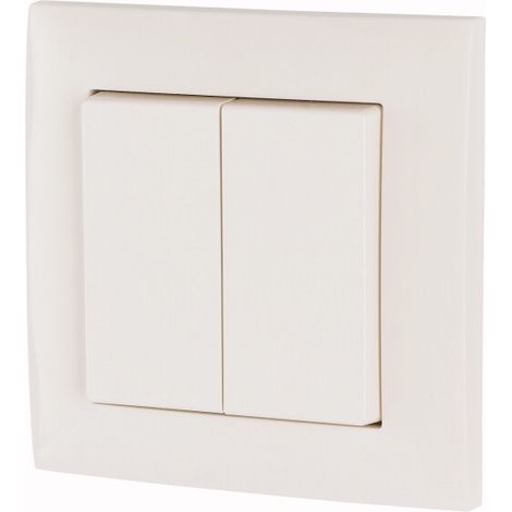 Eaton 4015081698134 Interruptor eléctrico blanco con botón pulsador (1/3)