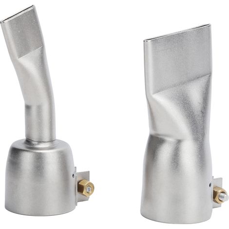 Lot de 2 buses plates pour pistolet de soudage : petite (20 mm) et grande (40 mm), en acier inoxydable. (1/5)