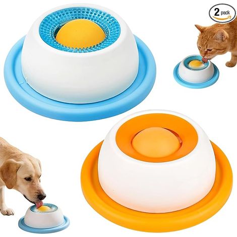 Boule de Léchage Chien, Bol Léchage avec Balle Rotative