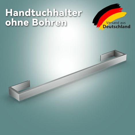 SONNI Handtuchhalter ohne bohren Handtuchstange Edelstahl Handtuchständer gebürstet verarbeitet 60cm (1/5)