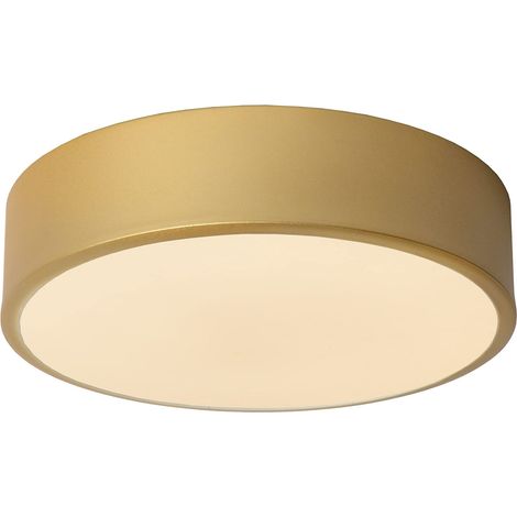 Plafonnier - Ø 20 cm - 1x12W 2700K - Or Mat/Laiton (1/5)