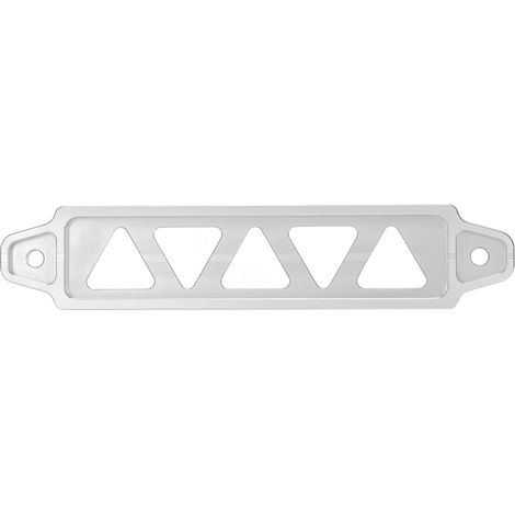 217mm/8.5in Bride de fixation universelle pour batterie auto, support stabilisateur argenté (1/5)
