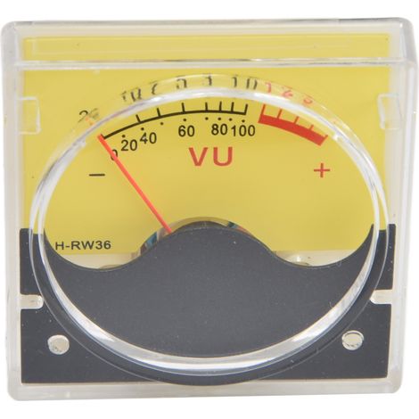 TSR36W Hochpräzises 500µA-Zeiger-VU-Meter für den Heimgebrauch, dB-Anzeige, analoge Audioanzeige (1/5)