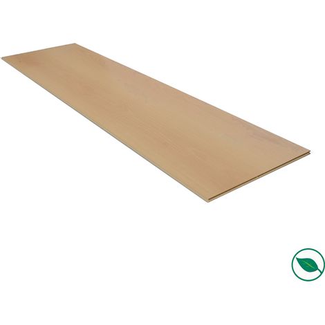 Forestea – Plaque de raccord double rainures chêne clair 0.8 x 35 x 130 cm – Label PEFC 75% – Finition parfaite pour rénovation escalier