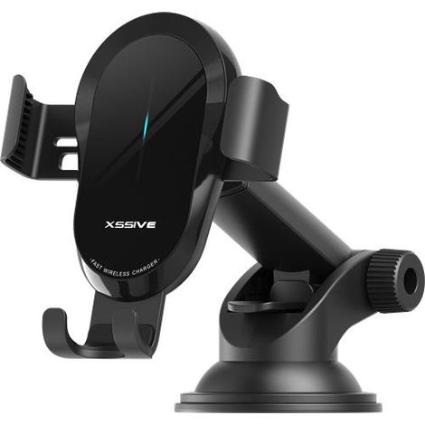 15W Kabellose Ladegerät als Auto Lock 360° drehbar KfZ Halterung (1/3)