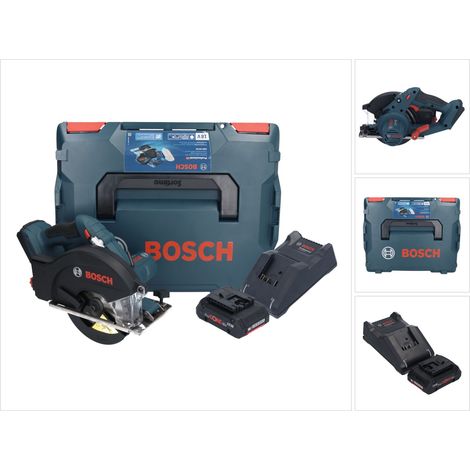 Bosch GKM 18V-50 Professional Akku Metall Handkreissäge 18 V 136 mm Brushless + 1x ProCORE Akku 4,0 Ah + Ladegerät + L-Boxx