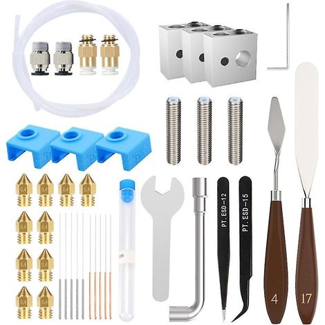 1 Set Reinigungswerkzeug mit 0,4 mm Edelstahl-Düsennadeln und mehr (1/4)