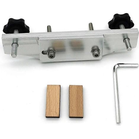 Outil de collage de chevalet de guitare en alliage d'aluminium, étau métallique, gabarit de réparation pour la réparation de chevalet de guitare acoustique (1/5)