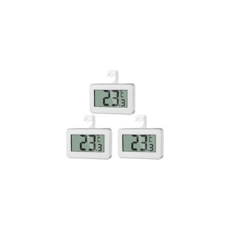 Set di 3 mini termometri digitali, termometro per congelatore, termometro digitale per frigorifero - Crezuo