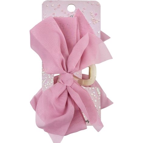 Ecarla Haarspange aus Tüllschleife, rosa, SP303R (1/3)