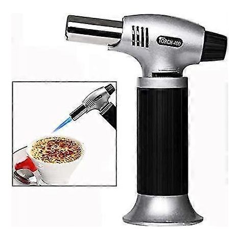 Chalumeau à gaz butane multifonctionnel pour la cuisson, la crème brûlée, la pâtisserie et le barbecue (butane non inclus) (1/3)