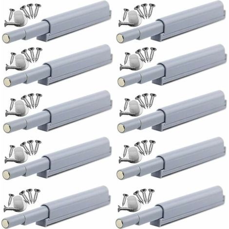 Push-to-open magnetic closures Magnetic push-open closures open and close the door with a simple push (10 pieces)