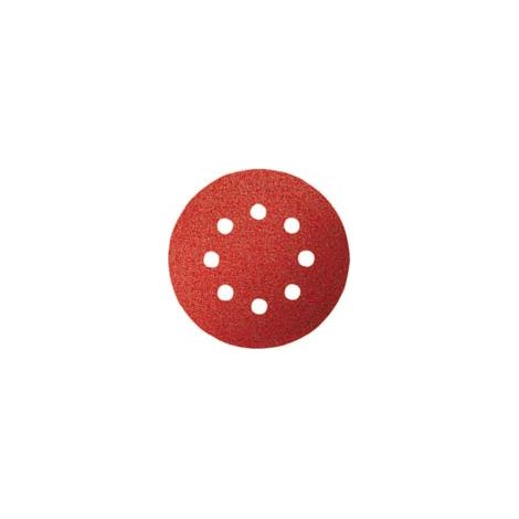 DISCHI CARTA ABRASIVA FORATA CON VELCRO PER ROTORBITALI Ø MM.115- - grana 60 blister da pz.6 - 1 blister IMPERIAL