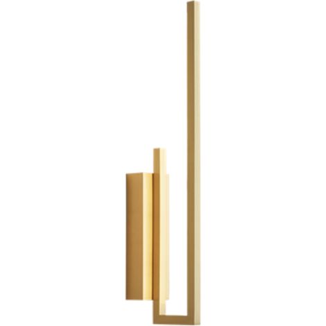 Darla - Lampada da parete moderna a LED, 40 cm, colore oro (1/4)