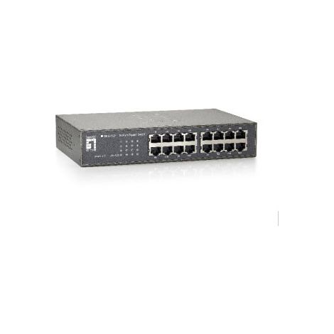Switch 16P DT LevelOne GEU-1621 10/100/1000 (GEU-1621)