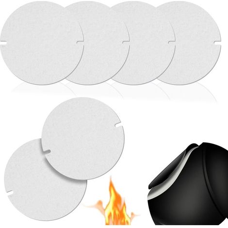 Feutre en fibre céramique pour joints haute température, tapis résistant et durable pour poêles à bois et à granulés, installation facile et non toxique (6 feuilles)-AquaForge