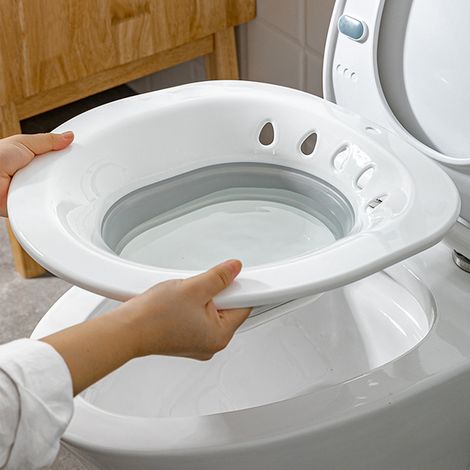 Bidet pliable pour femme, douchette anale et périnéale, bain de siège pour soins intimes et grossesse (1/5)