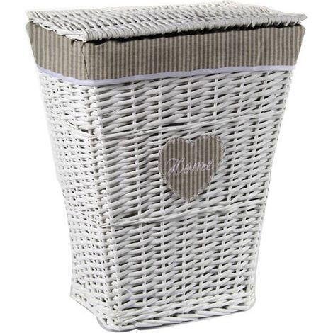 Cestone Vimini Rettangolare Home 44X33 H 55 Gicos