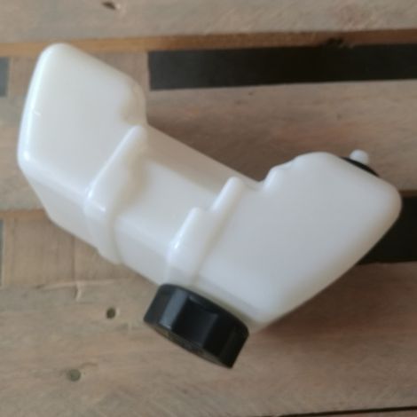 Kraftstofftank kompatibel mit dem T200-Motor, Kunststoff-Kraftstofftank mit Deckel, Original-Ersatzteil. (1/4)